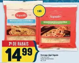 Marché Adonis Saputo fromage râpé offer