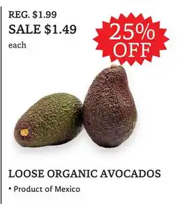 The Big Carrot LOOSE ORGANIC AVOCADOS offer