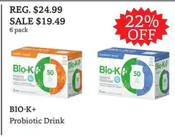 The Big Carrot BIO-K+ Probiotic Drink offer