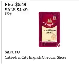 The Big Carrot SAPUTO Cathedral City English Cheddar Slices offer