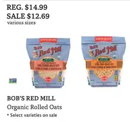 The Big Carrot BOB'S RED MILL Organic Rolled Oats offer