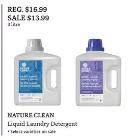 The Big Carrot NATURE CLEAN Liquid Laundry Detergent offer