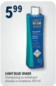 Familiprix Light blue shade shampoo or revitalisant offer
