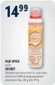 Familiprix Old Spice Secret offer