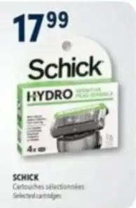 Familiprix Schick hydro sensitive razor refills offer
