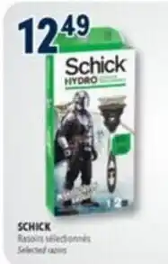 Familiprix Schick hydro selected razors offer