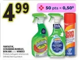 Familiprix fantastik scrubbing bubbles, bon ami ou windex selected cleaning products offer