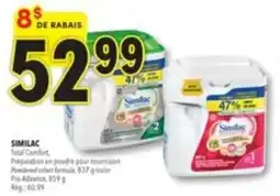 Familiprix Similac total comfort offer