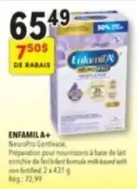 Familiprix Enfamil a+ neuropro gentlease offer