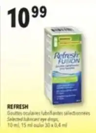 Familiprix Refresh selected lubricant eye drops offer