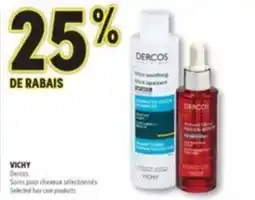 Familiprix Vichy Dercos Selected hair care products offer