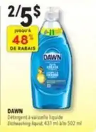 Familiprix Dawn dishwashing liquid offer