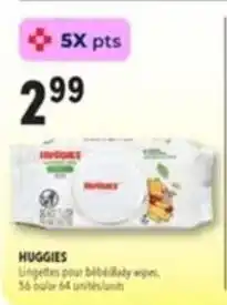 Familiprix Huggies baby wipes offer