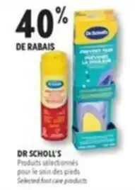 Familiprix Dr Scholl's selected foot care products offer