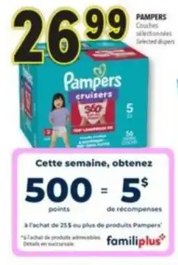 Familiprix Pampers Cruisers offer