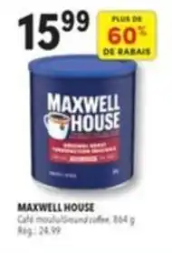Familiprix Maxwell house café moulu offer