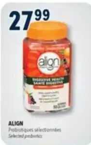 Familiprix Align selected probiotics offer