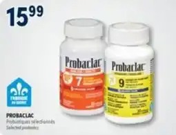 Familiprix Probaclac selected probiotics offer