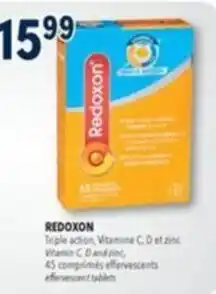Familiprix Redoxon triple action, vitamine c, d et zinc offer