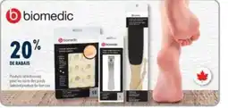Familiprix biomedic selected products for foot care offer