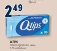 Familiprix Q-tips cotton swabs offer