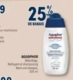 Familiprix Aquaphor baby wash and shampoo offer