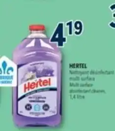 Familiprix Hertel multi surface disinfectant cleaner offer