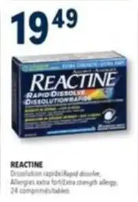 Familiprix Reactine rapid dissolve offer