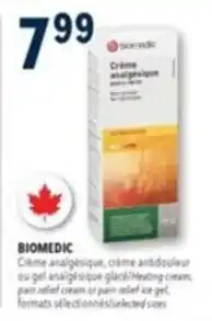 Familiprix Biomedic crème analgésique offer
