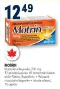 Familiprix Motrin ibuprofène/ibuprofen offer
