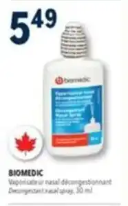 Familiprix Biomedic vaporisateur nasal décongestionnant offer