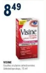 Familiprix Visine selected eye drops offer