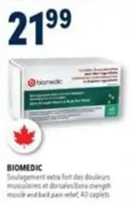 Familiprix biomedic extra strength muscle and back pain relief offer