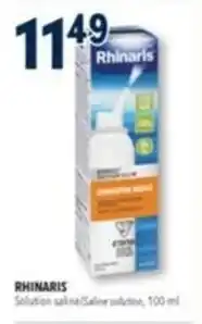 Familiprix Rhinaris saline solution offer