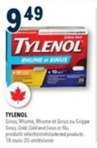 Familiprix Tylenol rhume et sinus offer