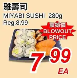 Foody World MiYabi sushi offer
