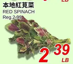 Foody World Red Spinach offer