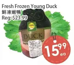 Fresh Palace Supermarket Fresh Frozen Young Duck offer