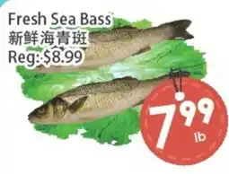 Fresh Palace Supermarket Fresh Sea Bass offer