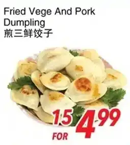 Foody World Fried Vege And Pork Dumpling offer