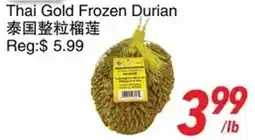 Foody World Thai Gold Frozen Durian offer