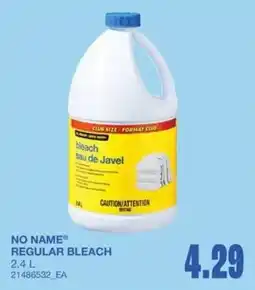Wholesale Club No Name regular bleach offer