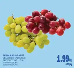 Wholesale Club Seedless Grapes offer
