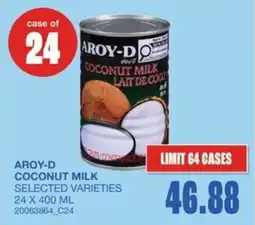 Wholesale Club Aroy-d coconut milk offer