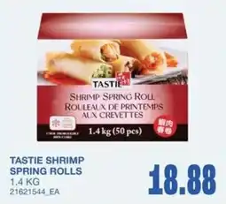 Wholesale Club Tastie shrimp spring rolls offer