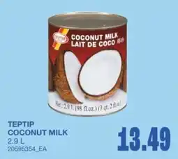 Wholesale Club Teptip coconut milk offer