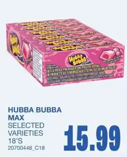 Wholesale Club Hubba Bubba Max Selected Varieties offer