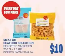 Wholesale Club Meat or Seafood Selection offer