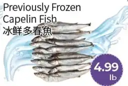 FreshWay Foodmart Previously Frozen Capelin Fish offer