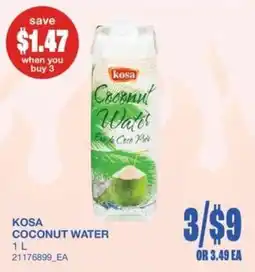 Wholesale Club Kosa coconut water offer